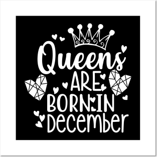 Queen are born in december Posters and Art